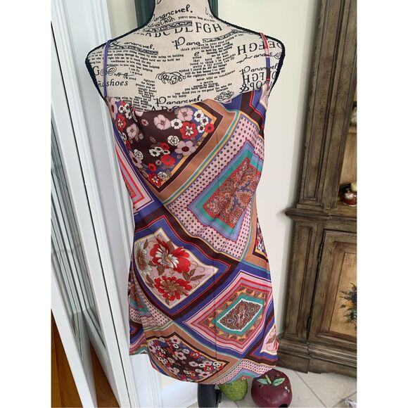 Urban Outfitters Mallory Cowl Neck Mini Slip Dress Spaghetti Strap NWT - Picture 12 of 12